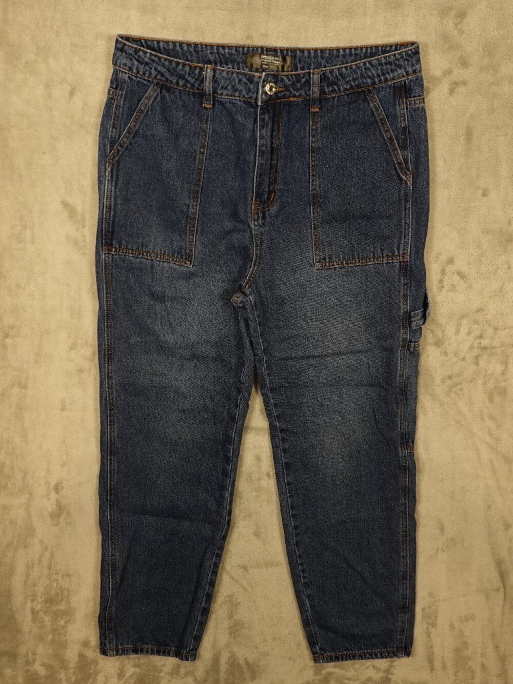 Monkey Ride Jeans Carpenter Denim Pants Women’s Size 13 Blue Utility